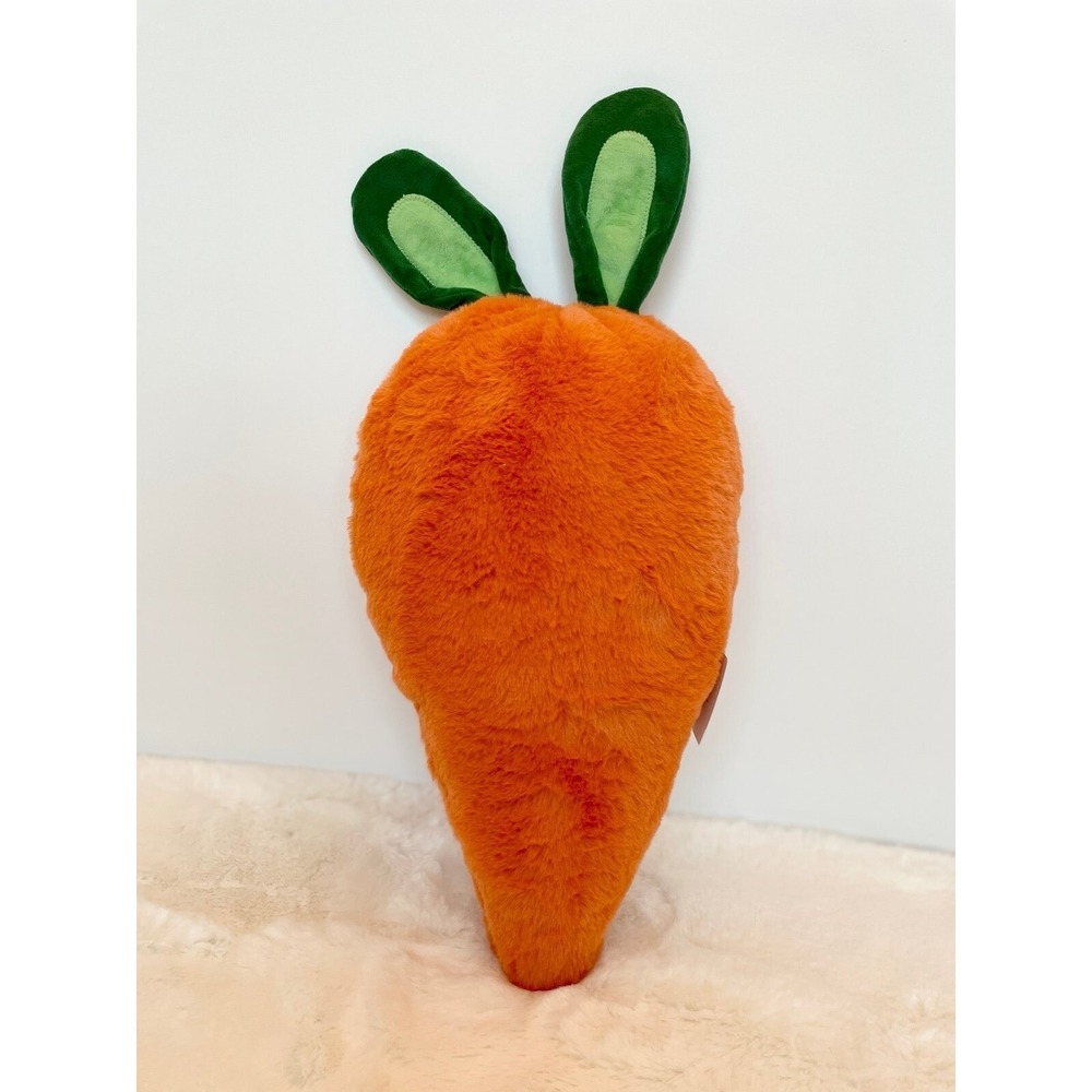 Target Bullseye Playground Easter 2024 Carrot‎ Shaped Pillow w/Bunny Ears